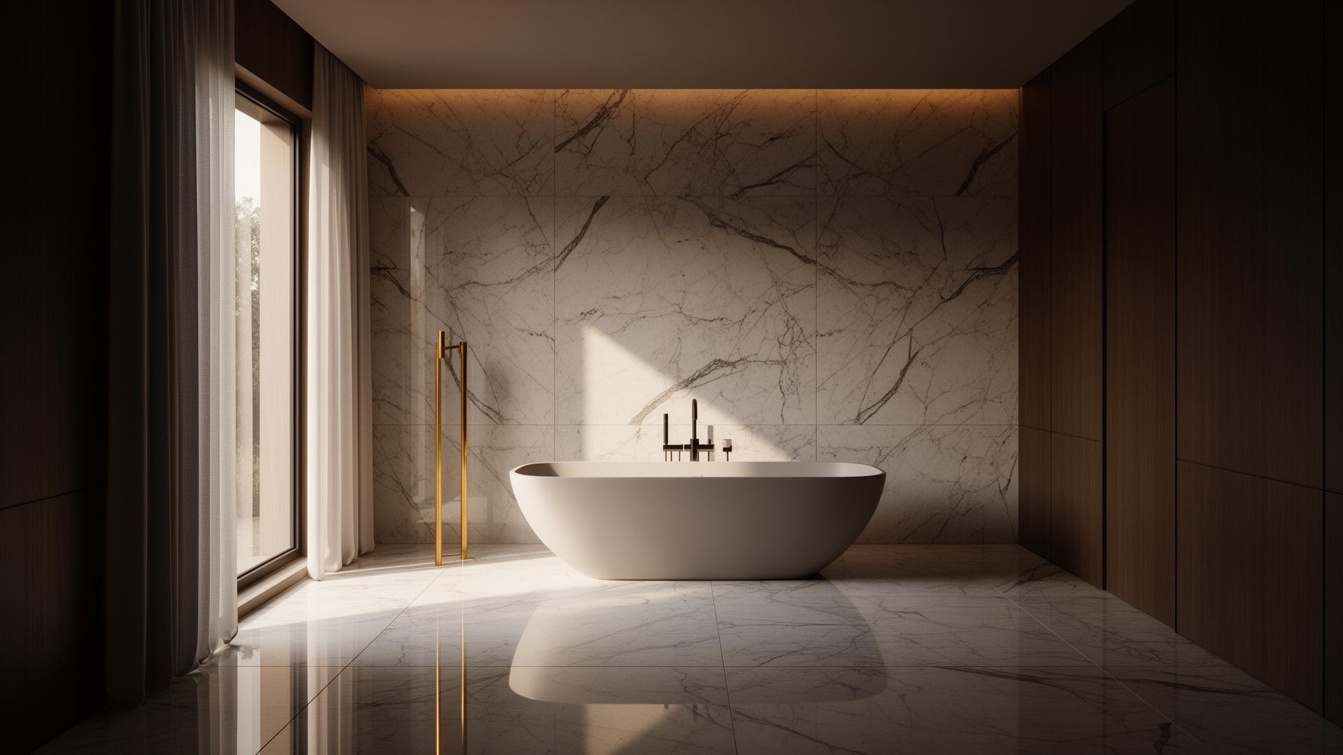 Carrelage marbre luxueux